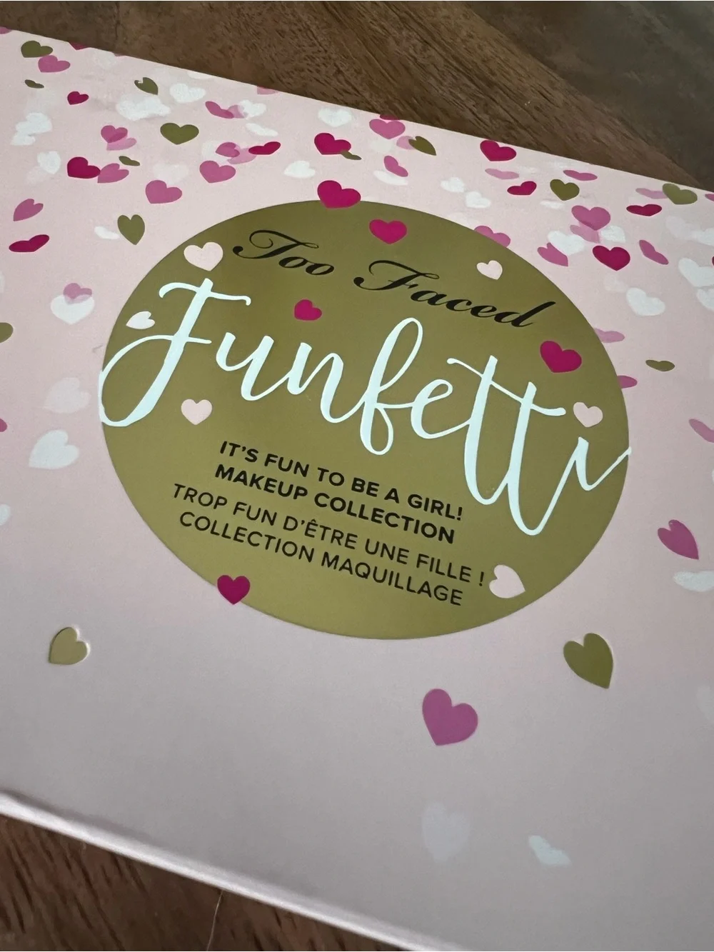 Too Faced Funfetti Makeup Collection Palette  💕 Pink, Gold & White